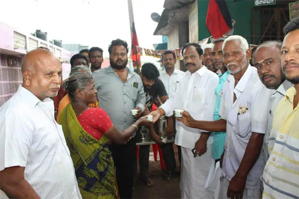 dmk mla's gave medicines 